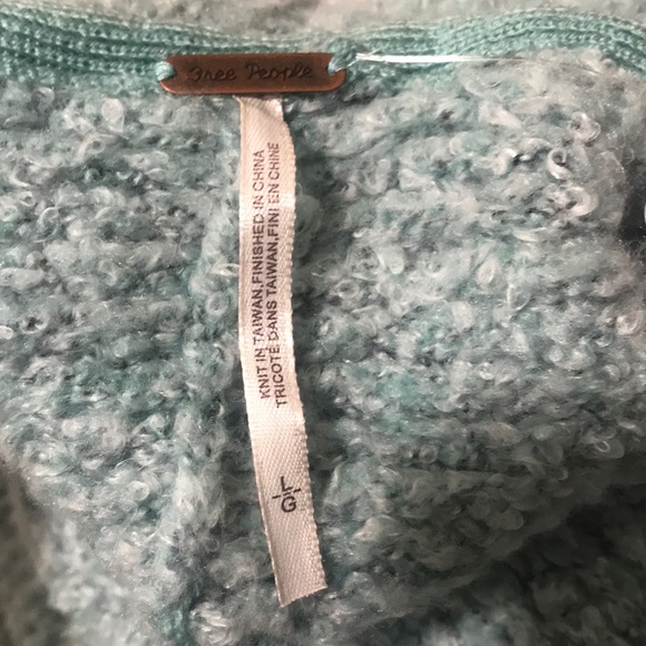 Free People Open Front Cardigan Knit Oversized - Picture 11 of 11